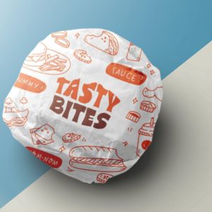 Custom Burger Wrapping Paper