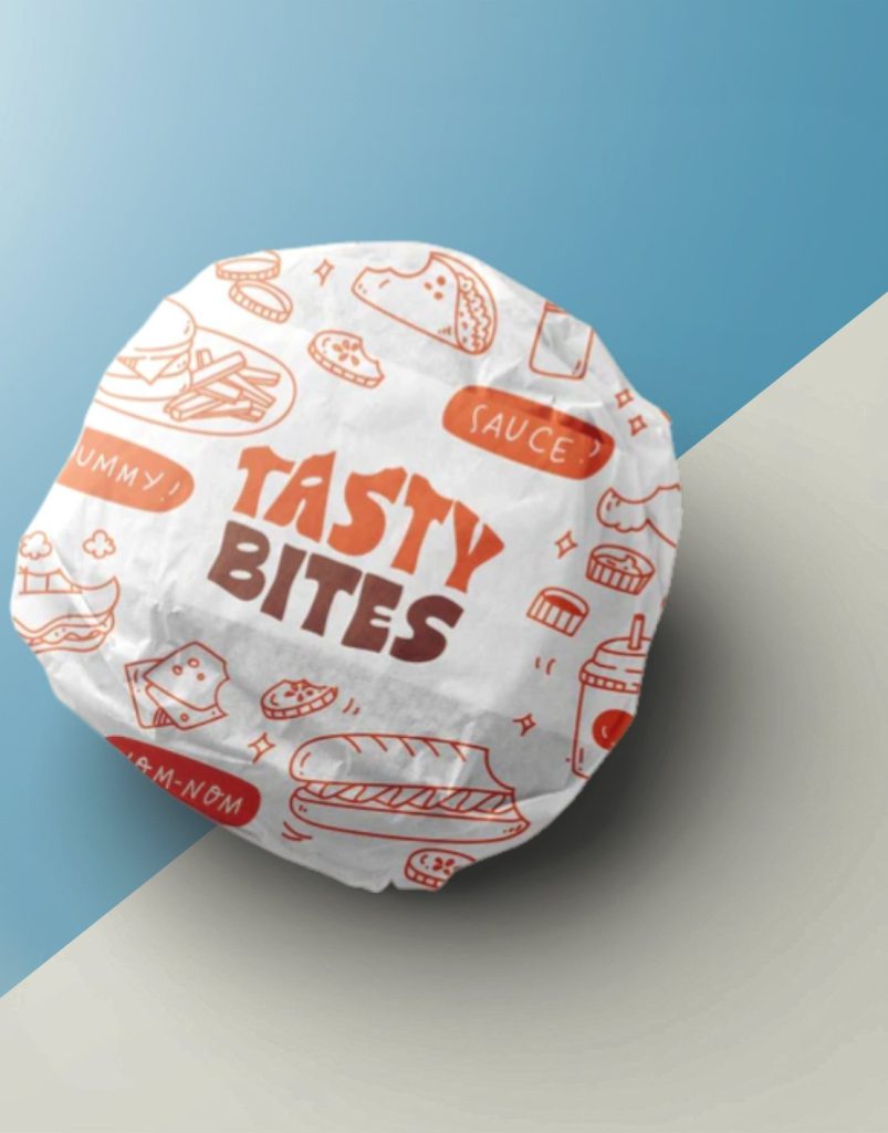 Custom Burger Wrapping Paper