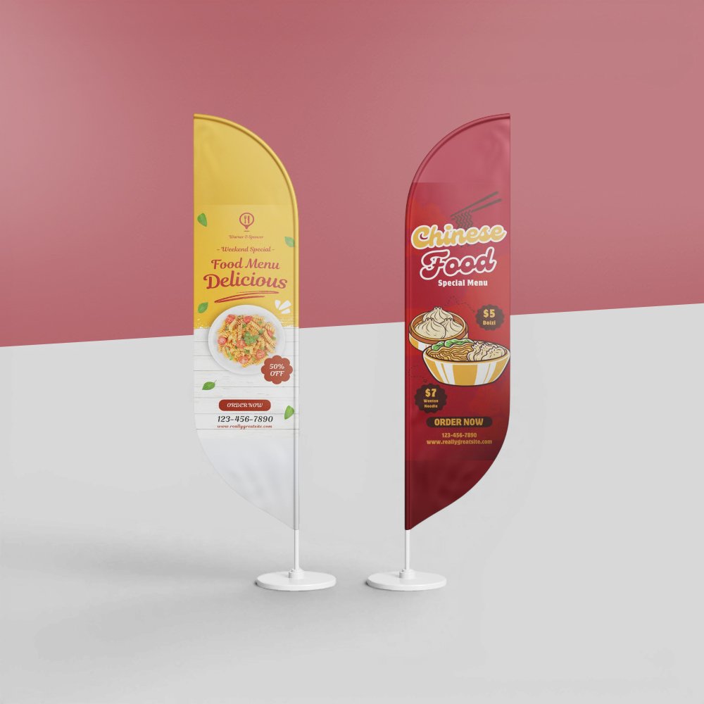 Custom Food Flags