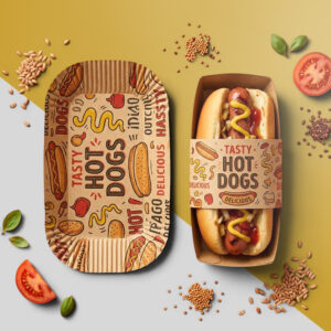Custom Hot Dog Trays