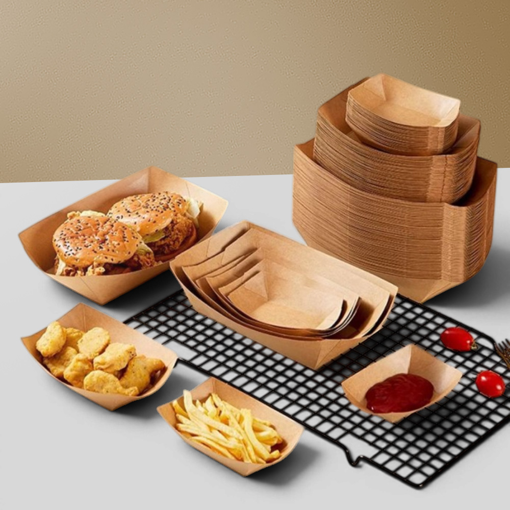 custom paper food trays main image